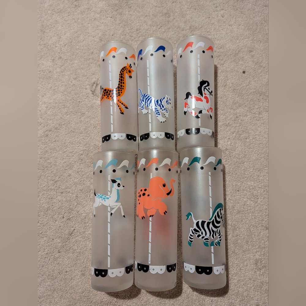 Vintage Libbey Carnival Glasses